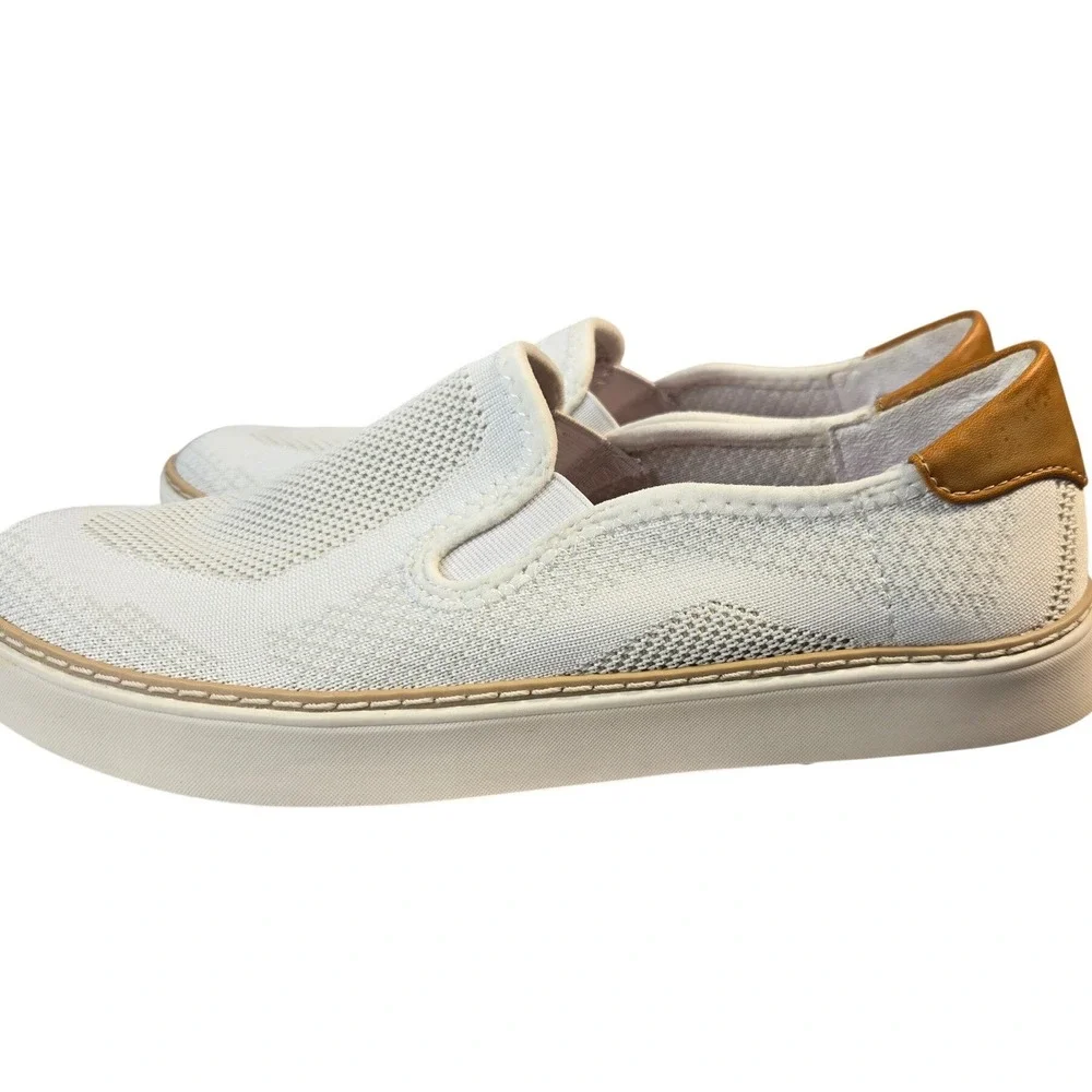 Dr Scholls Madi Knit White Slip On Sneakers Womens 8.5 Loafers BE FREE Energy - Picture 4 of 8